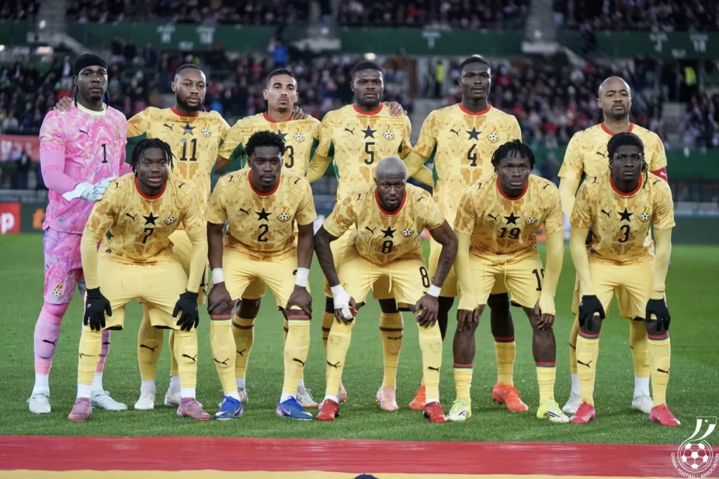 La composition du Ghana contre l'Allemagne ce 30 mars 2026