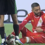 Wydad: красная тревога для Хакима Зиеша, покинувшего поле из-за травмы
