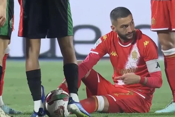 Wydad: красная тревога для Хакима Зиеша, покинувшего поле из-за травмы