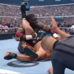 Американский рестлинг: Нигериец Оба Феми побеждает звезду Брока Леснара на WrestleMania